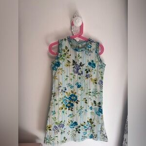 Floral Sleeveless Kids dress